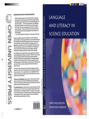 cover image of Language and Literacy in Science Educationaa